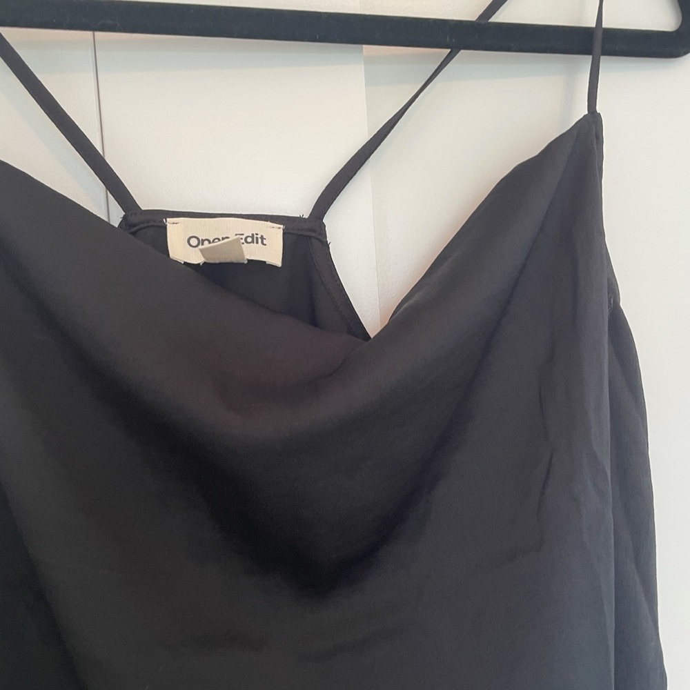 Open edit small black cowl neck tank from nordstrom, never worn
